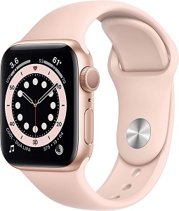 Apple Watch Series 6 GPS 40mm  Gold Aluminum Case with Pink Sand Sport Band