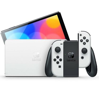 Nintendo Switch  OLED Model White Joy Con Latest 2022