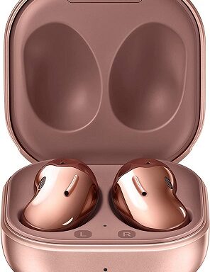 SAMSUNG Galaxy Buds Live True Wireless Earbuds US Version Active Noise Cancelling Wireless Charging Case Included, Mystic Bronze Latest 2022
